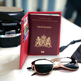 Rote Passportemonnaie