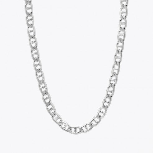 925 Silber Halskette 5 mm Mariner Link
