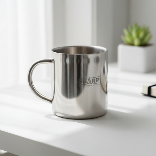 300 ml Becher mit Text - Steel -1