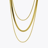 Driedubbele ketting minimalistische schakels
