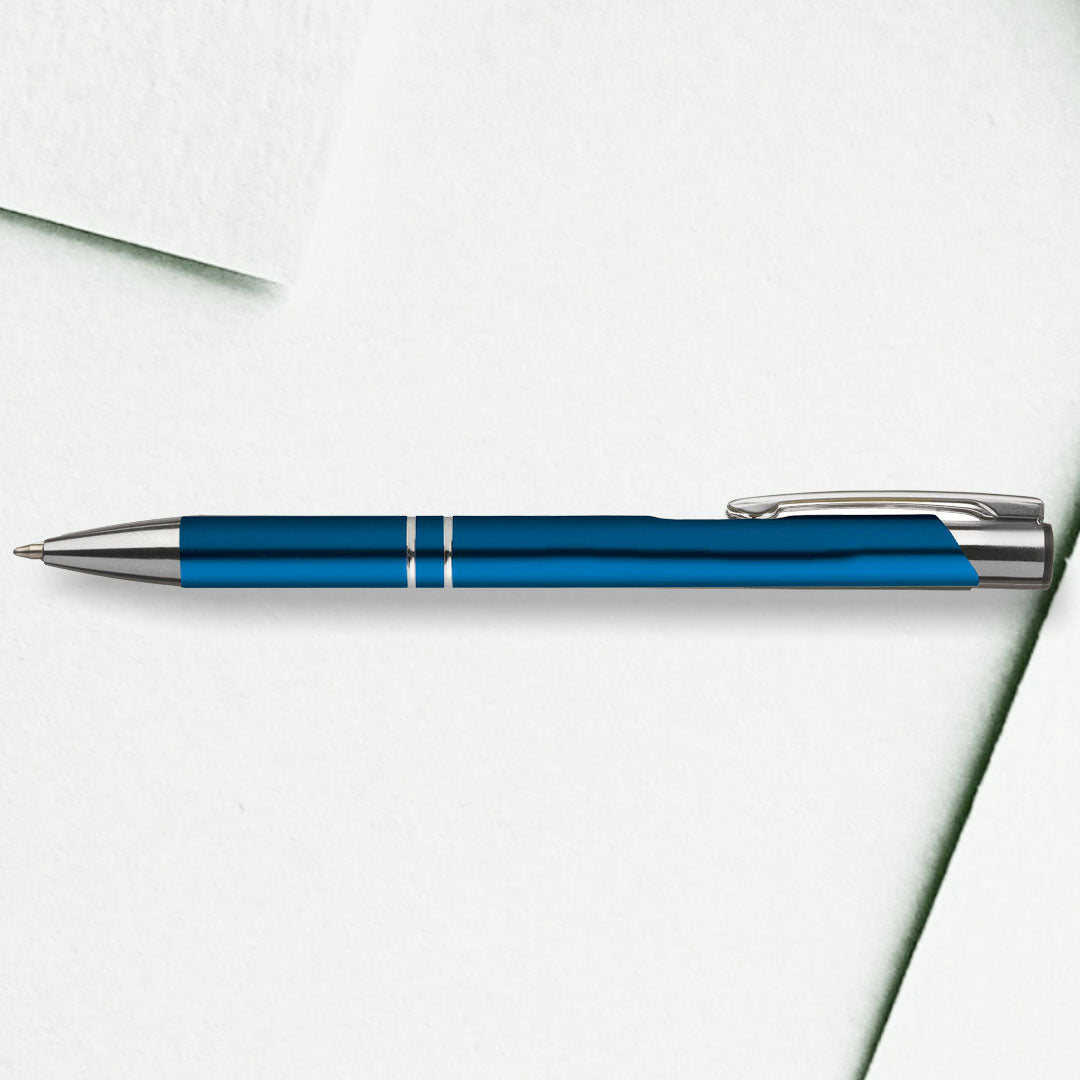 Personalisierter Kugelschreiber – Schreibset mit gravierter Holzbox BLP2002BL