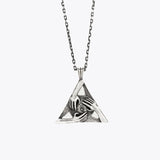 Zilveren ketting met Eye of Horus hanger BLARY096