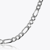 Zilveren figaro ketting 5,5 mm BLMN009
