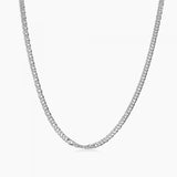 Curb Ketting 3 mm 925 Zilver BLMN015
