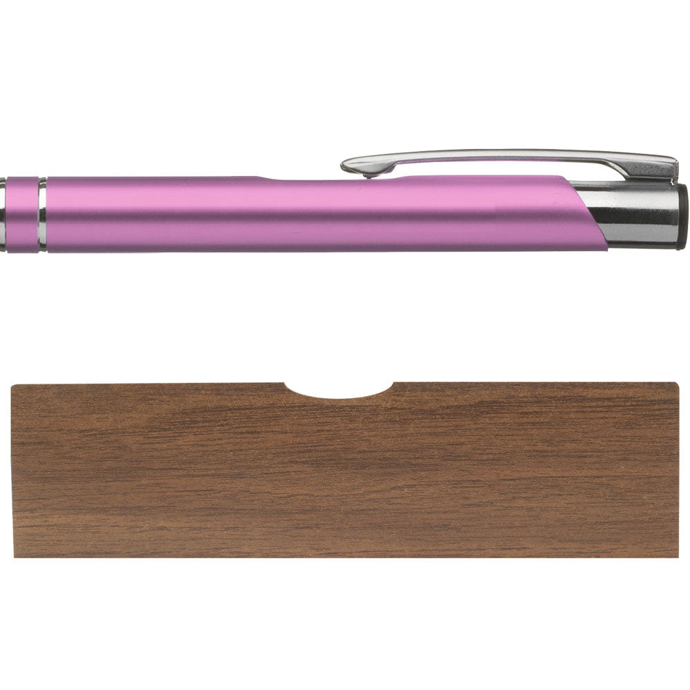 Personalisiertes Stiftset – Schreibset mit gravierter Holzbox BLP2001