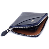 Blauwe Lederen Portemonnee BLW286B