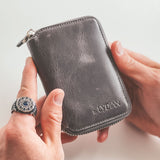 Leren Portemonnee met Ritssluiting BLW796-G