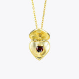 Zilveren hart ketting hanger