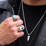Heren Ketting met Kettinghanger Viking Arrow Mannen Ketting BLYDK217