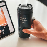Graphic Mug thermosbeker met tekst -A