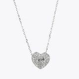 925 sterling zilveren ketting met hartje NLKY21-33