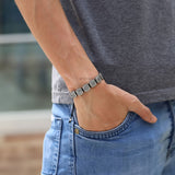 by LYDIAN Heren Armband 925s Zilveren NLTB064_B